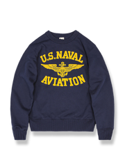 U.S.NAVY 裏フリース クルーネックスウェット