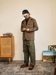 ヘリンボーン ハンティングジャケット