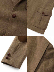 ヘリンボーン ハンティングジャケット