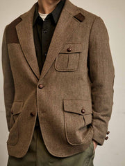 ヘリンボーン ハンティングジャケット