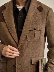 ヘリンボーン ハンティングジャケット