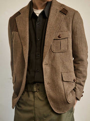 ヘリンボーン ハンティングジャケット