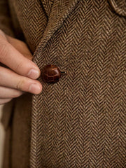 ヘリンボーン ハンティングジャケット