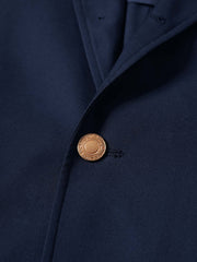 ネイビーブレザー シングルブレストテーラードジャケット