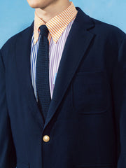 ネイビーブレザー シングルブレストテーラードジャケット