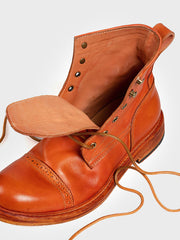 手作り牛革ブーツ