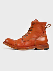 手作り牛革ブーツ