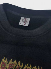 スプレーダイ破壊加工 ヴィンテージフリーススウェット