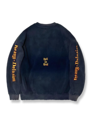 Risky|スプレーダイ破れヴィンテージフリーススウェット