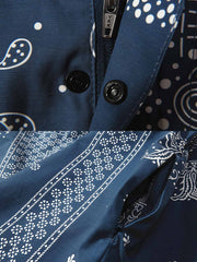 レオパード柄 リバーシブルコーチジャケット