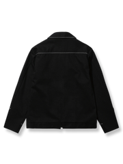 バイオレット色 フリンジジャケット