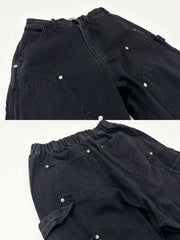 裾ジップ付き コンビデニムパンツ