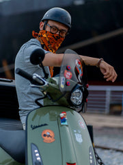 ワイルドウェスト風景柄スカーフ