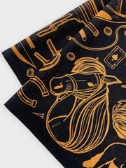 ワイルドウェスト風景柄スカーフ