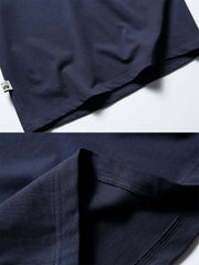 エスニックパターンポケット付き半袖Tシャツ