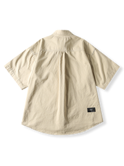 ダイアゴナルポケット半袖シャツ