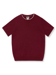 ライトウェイトカラークルーネックカシミヤセーター全体展示