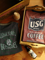 Tシャツのリブネックと袖口のディテール