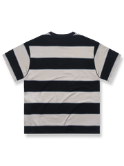 レーザーアライメントストライプ半袖Tシャツ