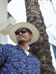 猫柄プリント半袖シャツ