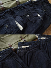 詳細画像: ディテール展示(YKKジッパーと本物の牛角ボタン