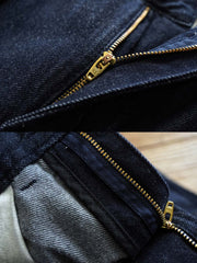 詳細画像: ディテール展示(YKKジッパーと本物の牛角ボタン