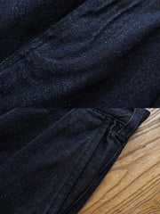 ハイウエストデニムカジュアルパンツ