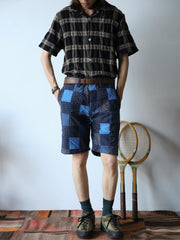 スリムフィットレトロチェックシャツ