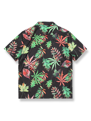 製品画像: 熱帯植物柄ハワイアンシャツの全体像