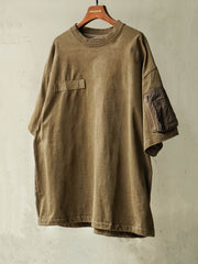 Tシャツの袖口ペンポケットディテール画像