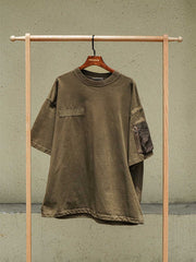 Tシャツの袖口ペンポケットディテール画像