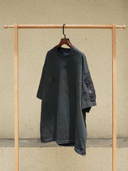 Tシャツの袖口ペンポケットディテール画像