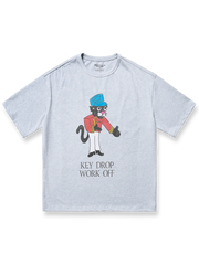 ブラックパンサードアマンプリントTシャツの正面画像