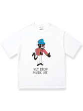 ブラックパンサードアマンプリントTシャツの正面画像