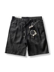 リネンショートパンツの正面展示図