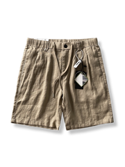 リネンショートパンツの正面展示図