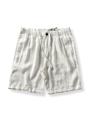 リネンショートパンツの正面展示図