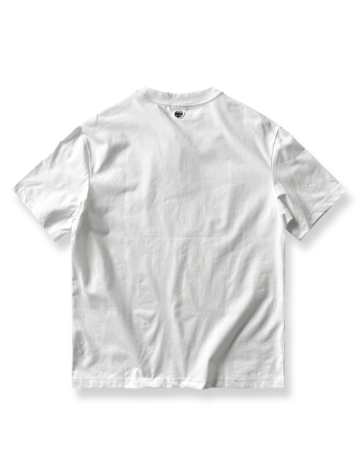 クール&抗菌グレイプリントヴィンテージウォッシュ半袖Tシャツ全体図