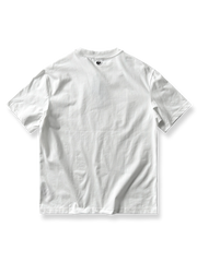 クール&抗菌グレイプリントヴィンテージウォッシュ半袖Tシャツ全体図