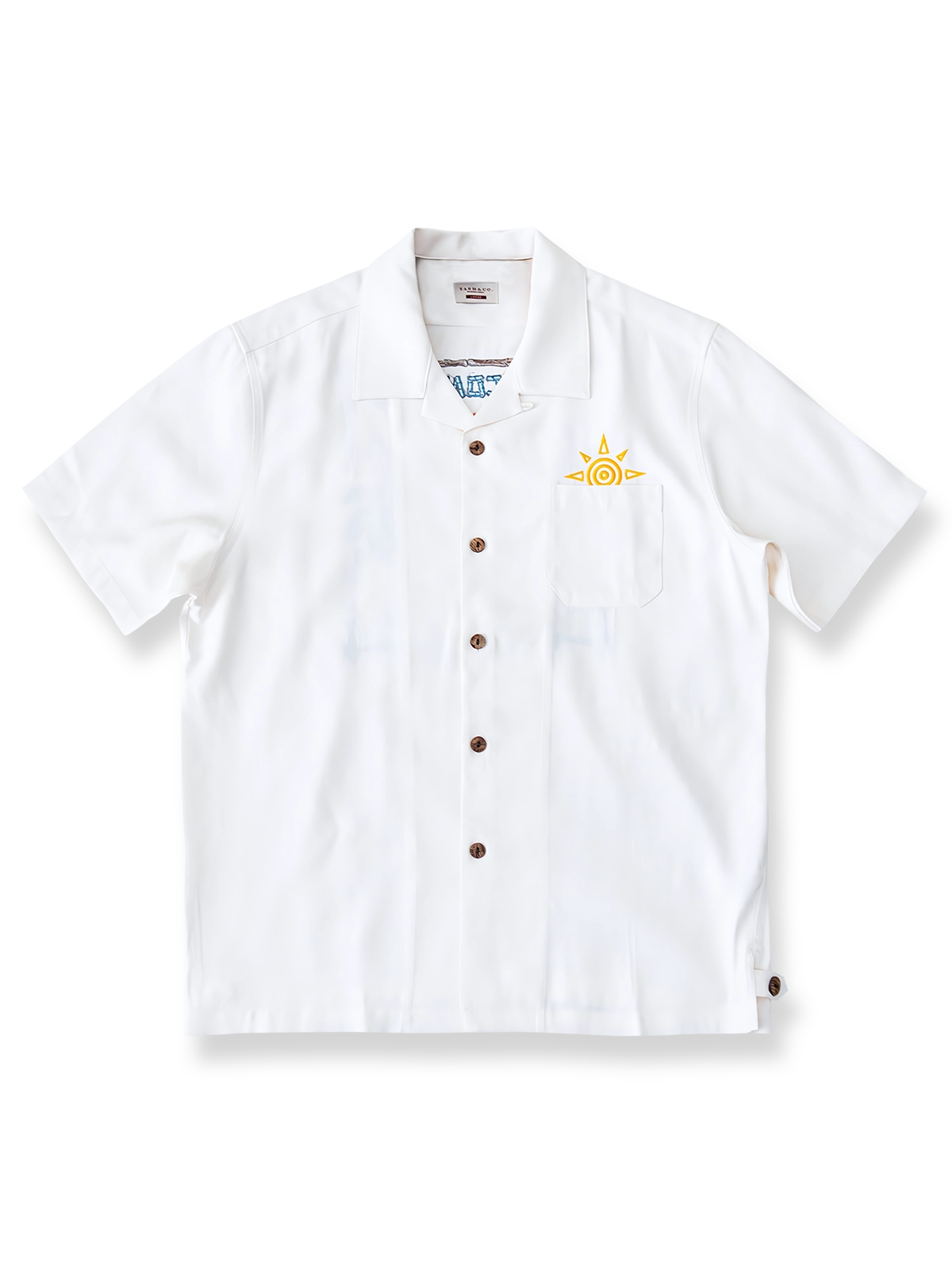 トーテム柄のアメリカンヴィンテージ刺繍ボウリングシャツ全体図