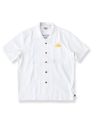 トーテム柄のアメリカンヴィンテージ刺繍ボウリングシャツ全体図