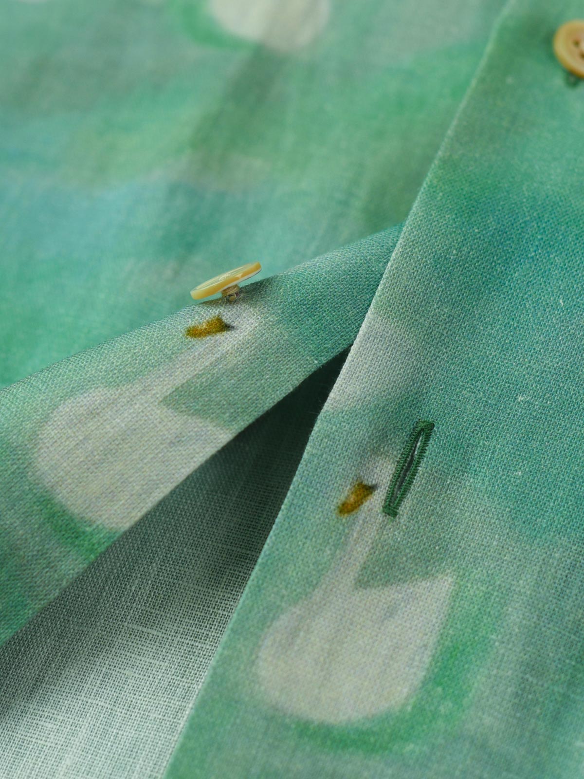 詳細画像:スワンプリントシャツの詳細図