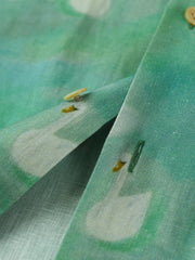 詳細画像:スワンプリントシャツの詳細図