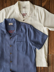 ルーレット&シガー刺繍ボウリングシャツ