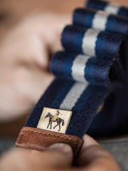 ダブルリングストライプベルト