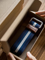 ダブルリングストライプベルト