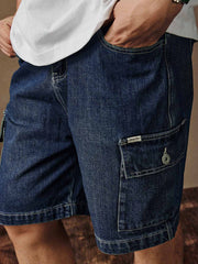 ビンテージ マルチポケットデニムショーツ