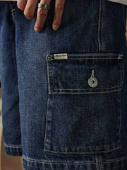 ビンテージ マルチポケットデニムショーツ