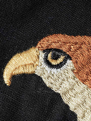 横須賀刺繍テンセル半袖シャツ