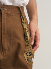 ヴィンテージキーリング ナイロンストラップフック